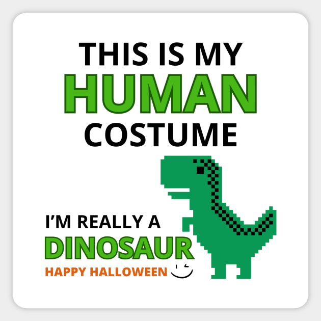 This Is My Human Costume Sticker by Introvert Home 